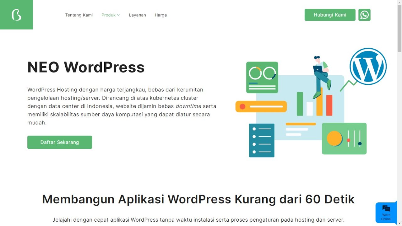 Instal Tema WP di NEO WordPress + Custom Domain