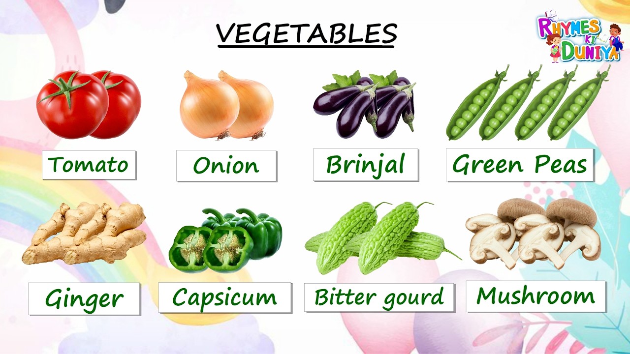 Vegetable Are Awesome! Learn Their Names with Fun! Jump Into vegetable  Names Every Kid Should Know!