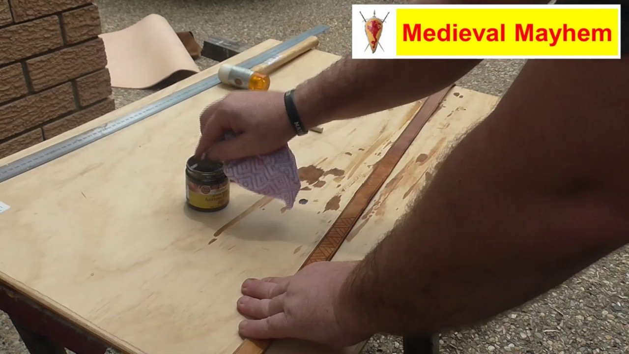 How to Make your own DIY Leather Medieval Belt for SCA LARP and re-enactment