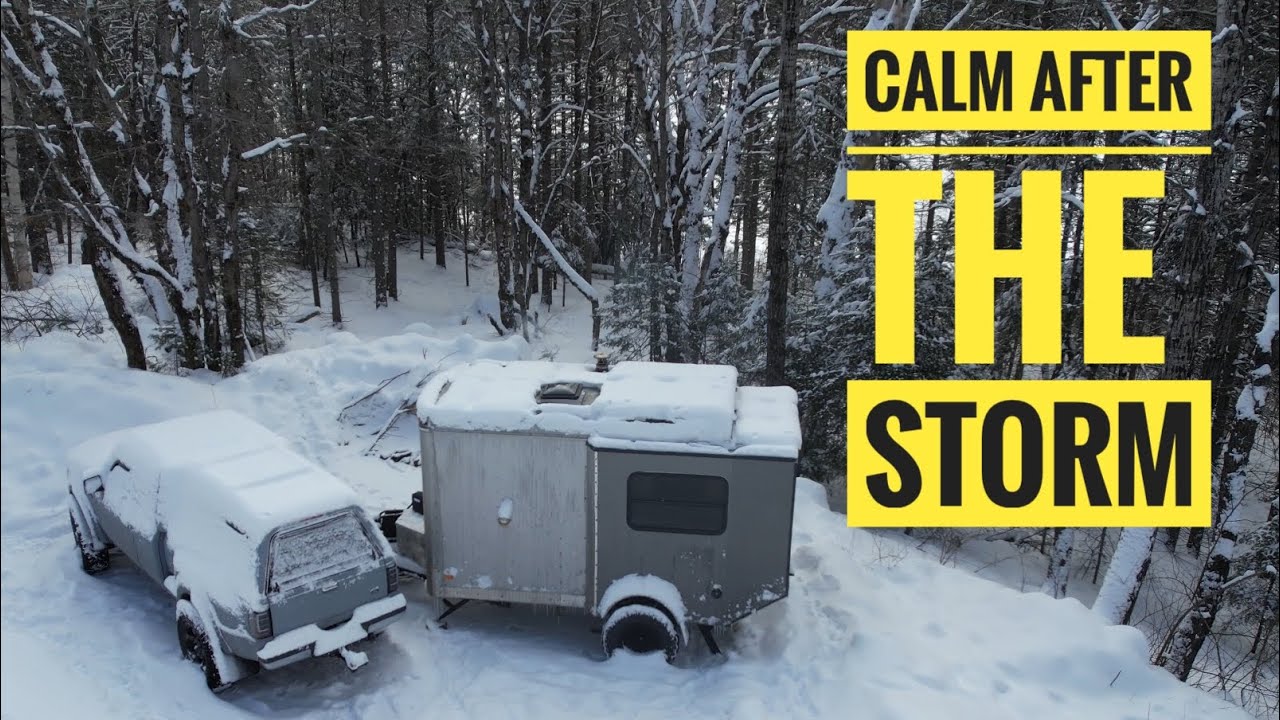 Calm after the Storm - DIY Tiny Cargo Trailer