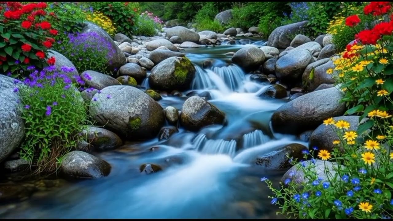 Unwind and Sleep Fast 🌙 River Sounds for Deep Sleep No Music – Relaxing Nature Sound