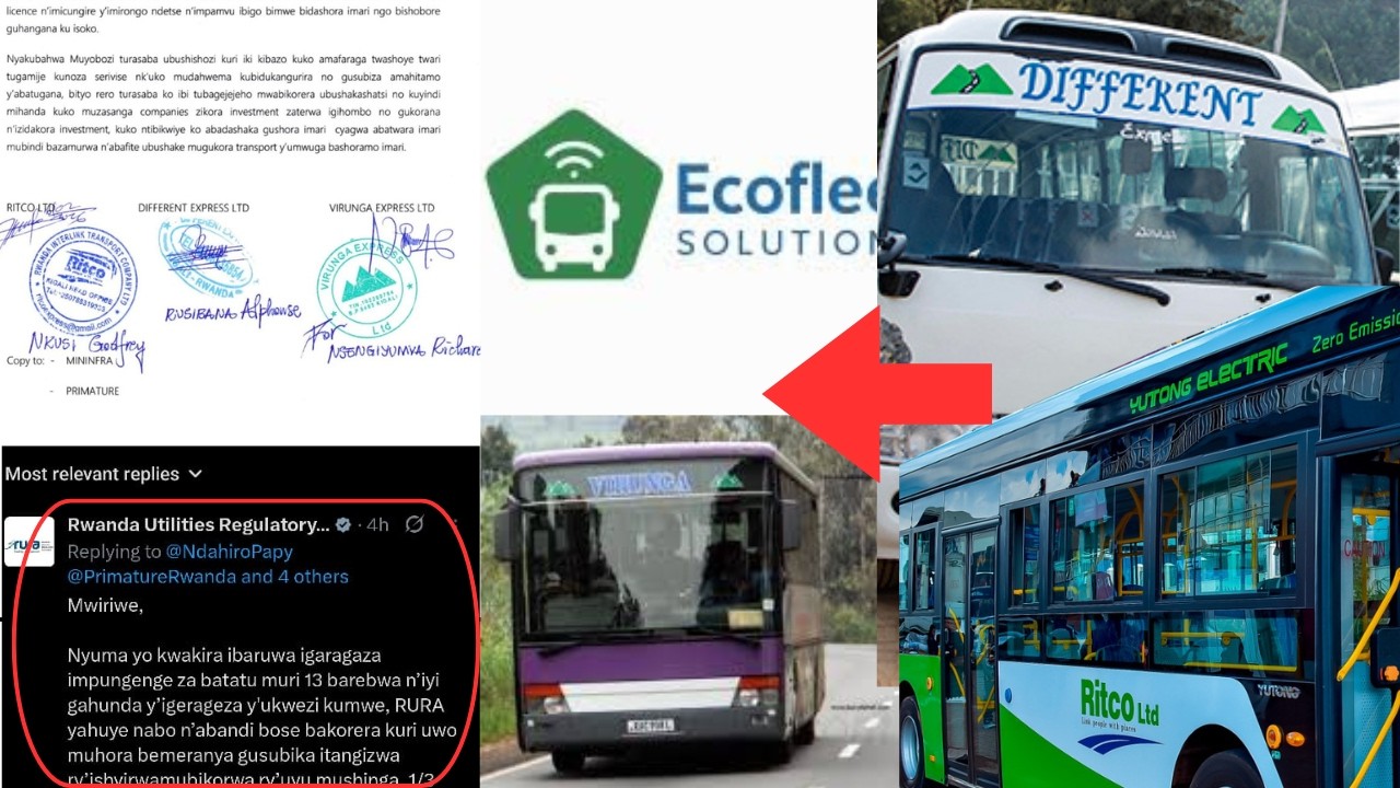 Muri transport , company zigera muri 3 zanze gukorana n'izindi/ RURA nayo yinjiye muri iki kibazo.