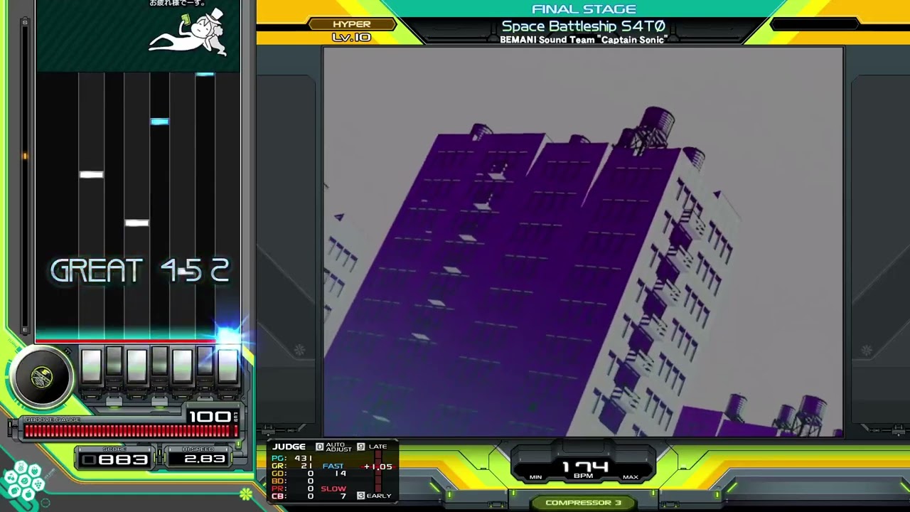 beatmania ⅡDX 33 Sparkle Shower Space Battleship S4T&Oslash; SPH