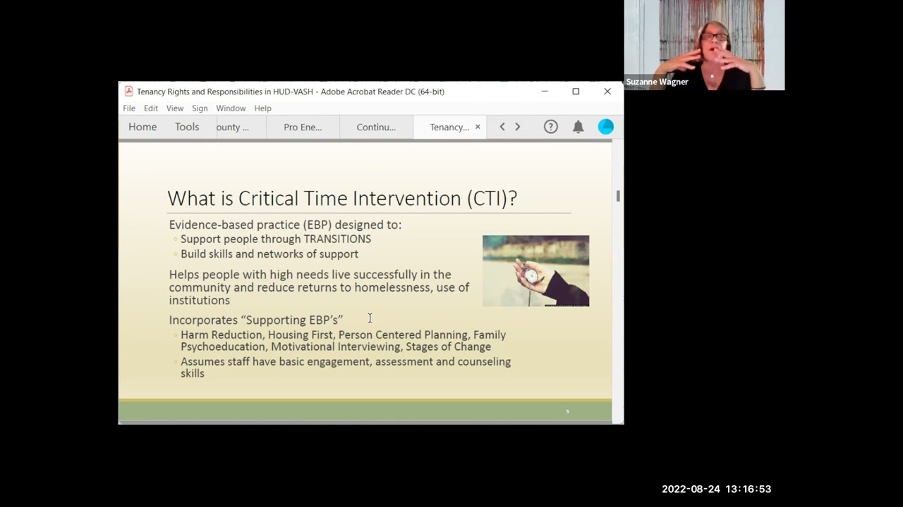 Critical Time Intervention (CTI) Training Session 1 (2022)