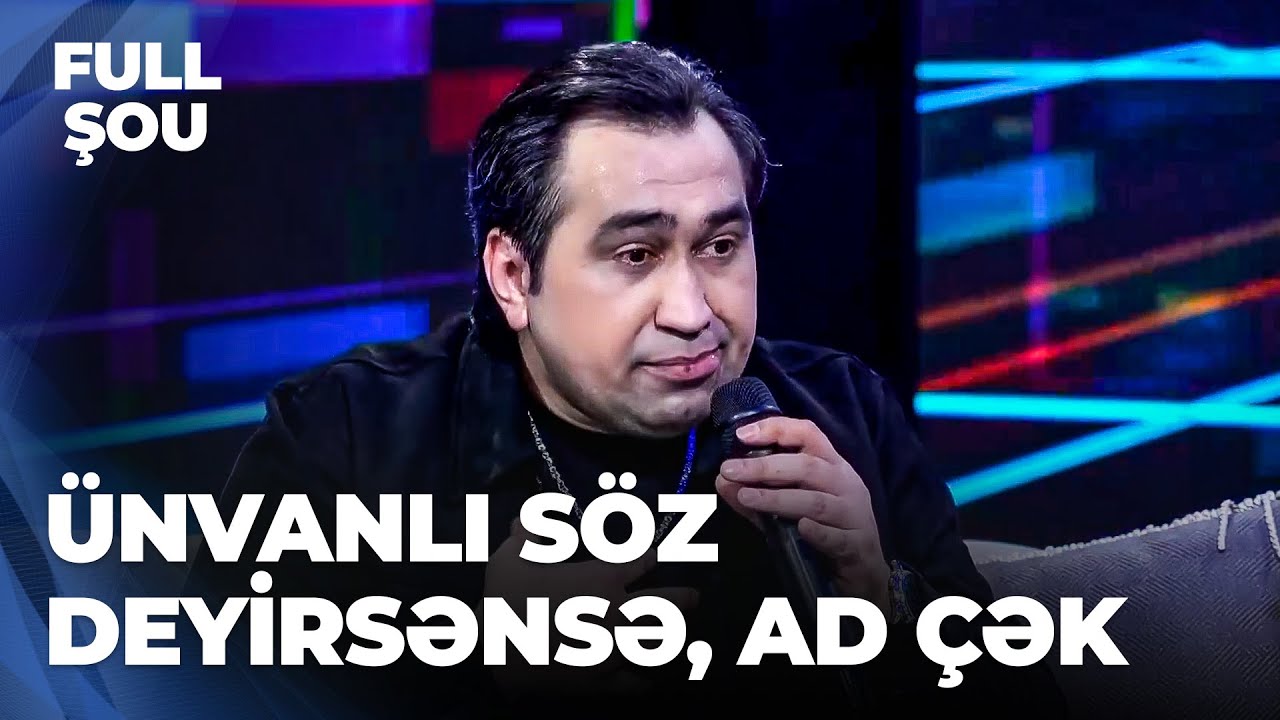 Full Şou - Elton H&uuml;seynəliyev - Bir s&ouml;z deyən kimi saytlar yazmağa başlayır