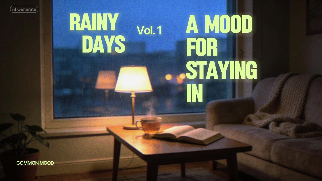 Rainy Days at Home ☕️ Calm Jazz-Pop for Work & Relaxation | Vol. 1