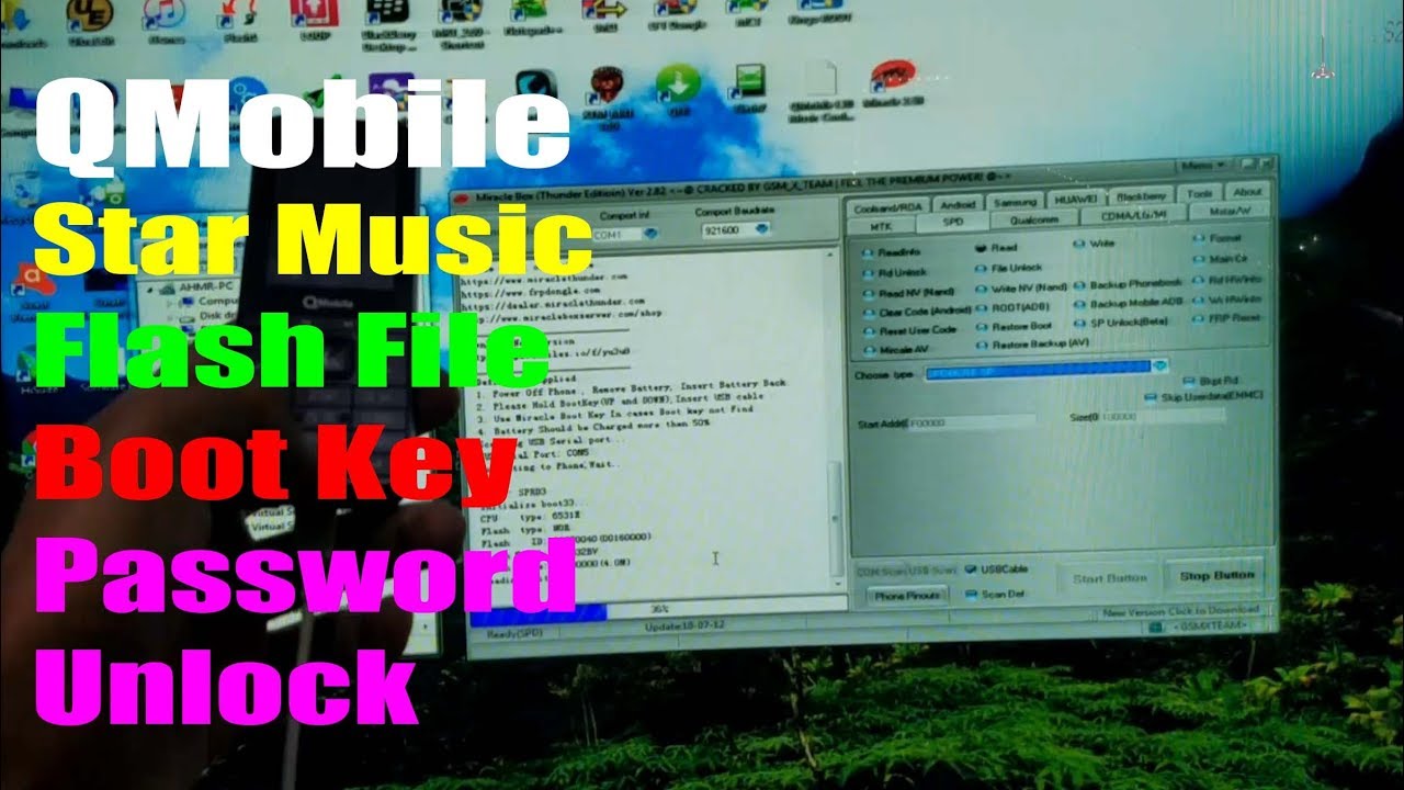 QMobile Star Music Flash File + Boot Key Password Unlock