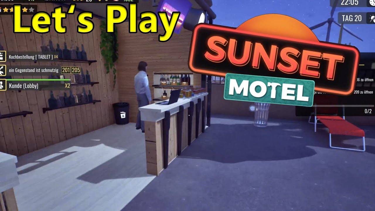 SUNSET MOTEL SIMULATOR: #009: Viel Personal und neue Zimmer!