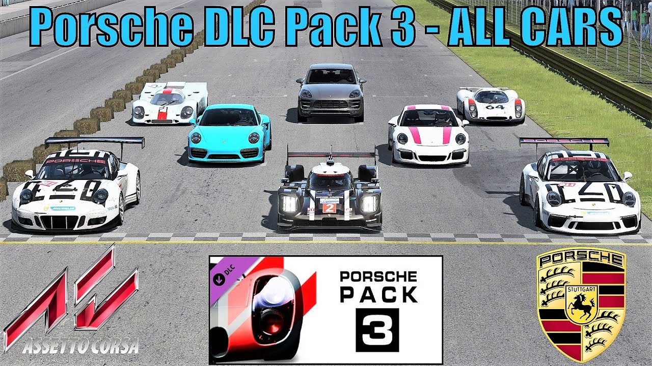 Porsche DLC Pack 3 - ALL CARS - Monza - Assetto Corsa