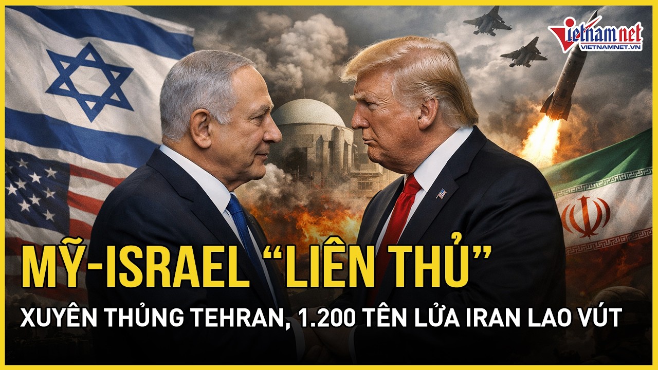 Mỹ-Israel “liên thủ” xuyên thủng Tehran, 1200 tên lửa Iran lao vút, lộ lá bài giúp Iran chiến thắng?