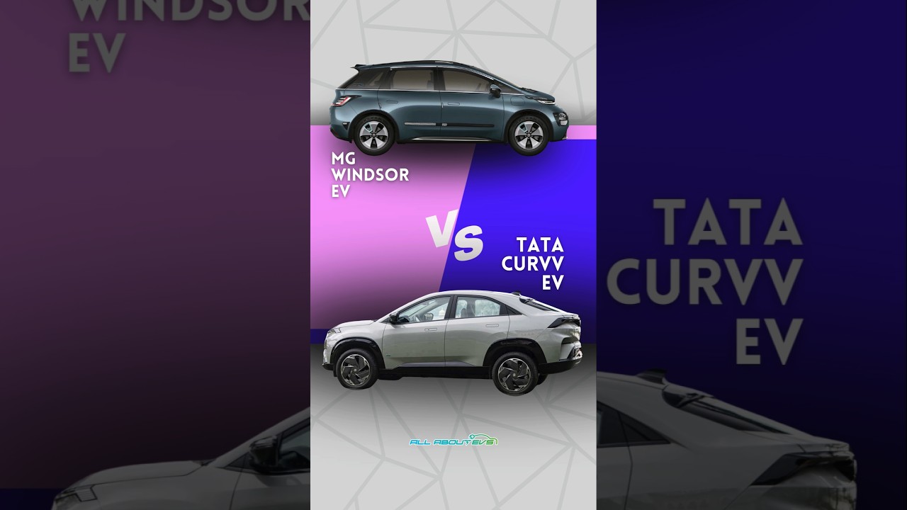 Windsor EV vs Tata Curvv | Best Electric SUV Comparison 2025 | Range, Features & Performance&nbsp;Review
