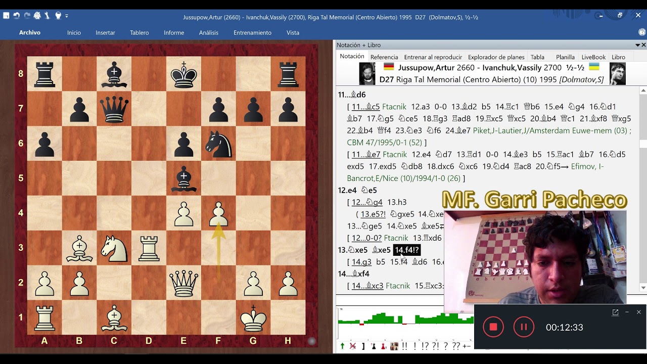 Tip 1 ChessBase: Gestión de impresiones