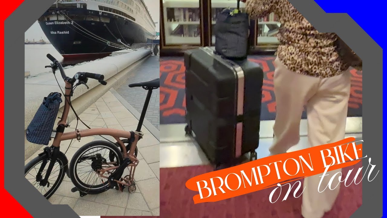 Final Call for the #Brompton T Line on tour on #QE2 #dubai Review the President  vs B&W folding case