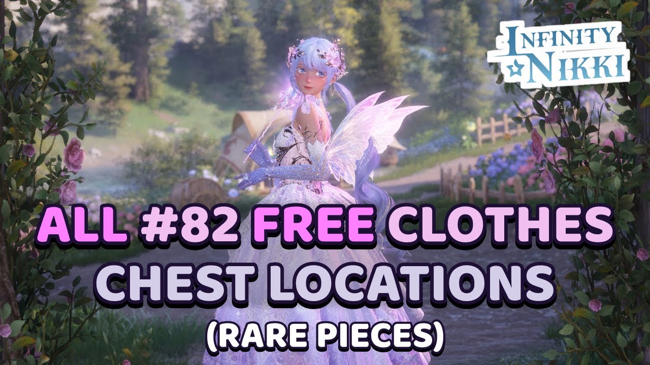 ALL #82 RARE PIECE CHEST in Infinity Nikki 💜 All Free Clothes Available Locations