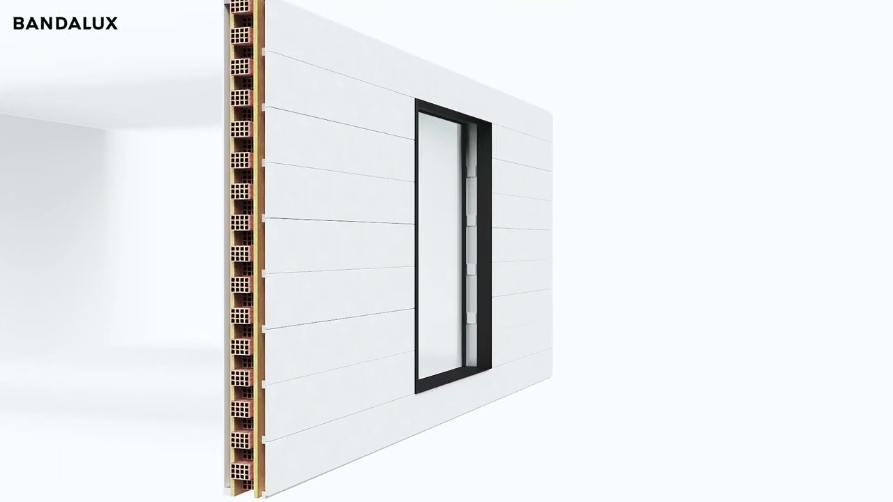 Z-Box Secret, roller shade fully integrated into the façade