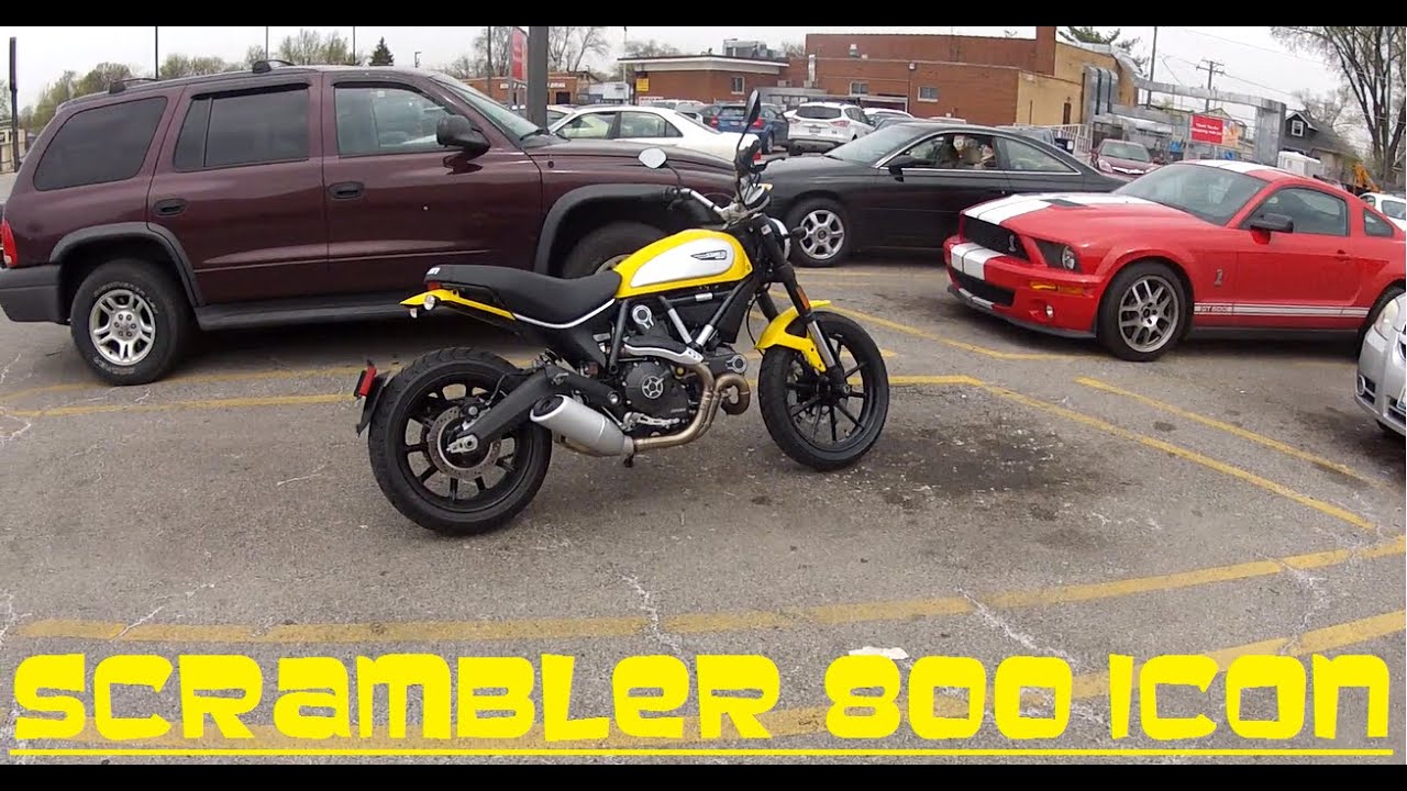 2016 Ducati Scrambler Icon 800 Review Riding To Lunch MotoVAS Chicago