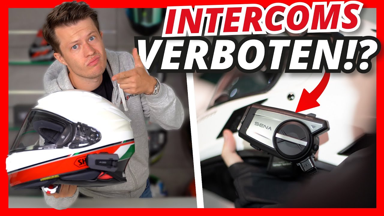 FREISPRECHGERÄT am MOTORRADHELM VERBOTEN!? ⛑️🚫 Das müsst ihr über externe Intercoms wissen 🧐