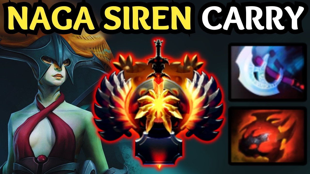 🔥 UNDERRATED CARRY &mdash; IMMORTAL NAGA SIREN SAFELANE | DOTA 2 🔥