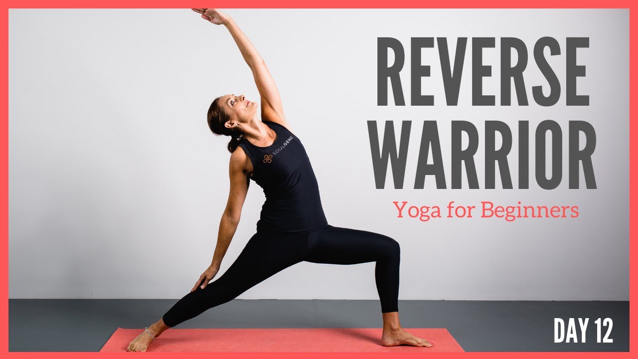 How to do reverse warrior | Yoga for beginners | 5 minute yoga