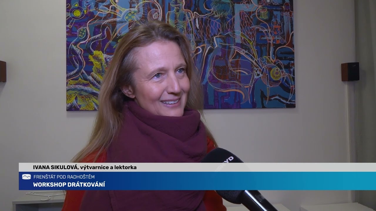 Nadšenci do rukodělného tvoření si mohli na workshopu vyzkoušet výrobu předmětů pomocí drátkování