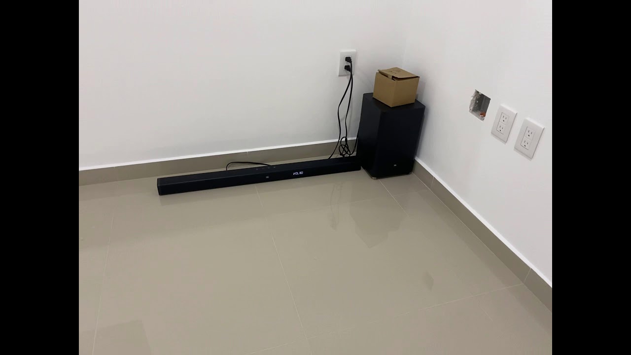 JBL bar 2.1 bass test