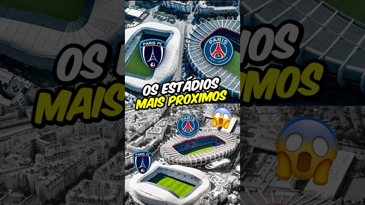 OS ESTÁDIOS MAIS PRÓXIMOS DO FUTEBOL😱