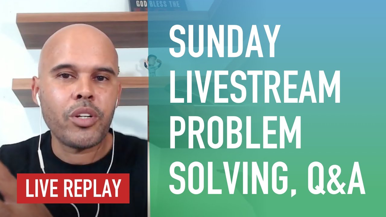 Sunday Livestream w/ Mike Locke - UX Design Q&A , Personal Projects, Problem Solving 101