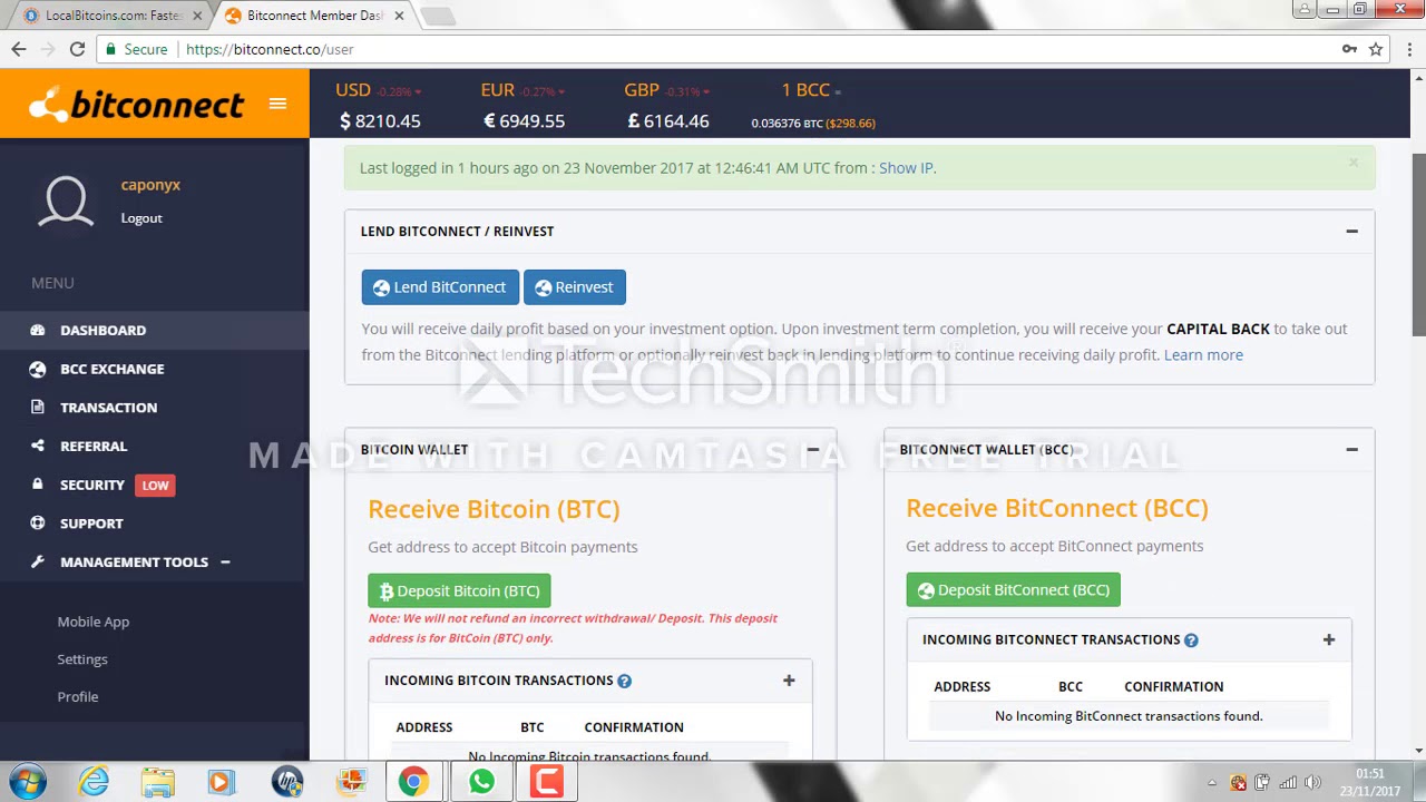 bitconnect how to use bit connect good money at short time