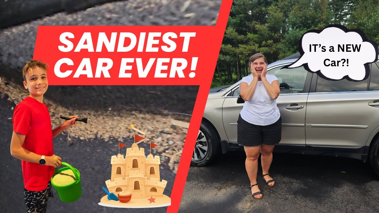 14-year-old Takes on the SANDIEST CAR He’s EVER detailed—See YouTuber Mom’s Priceless Reaction