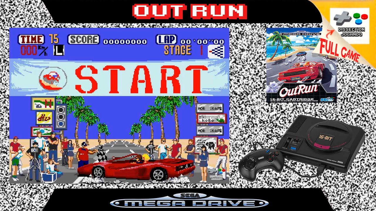 Out Run - Mega Drive / Genesis [Longplay]