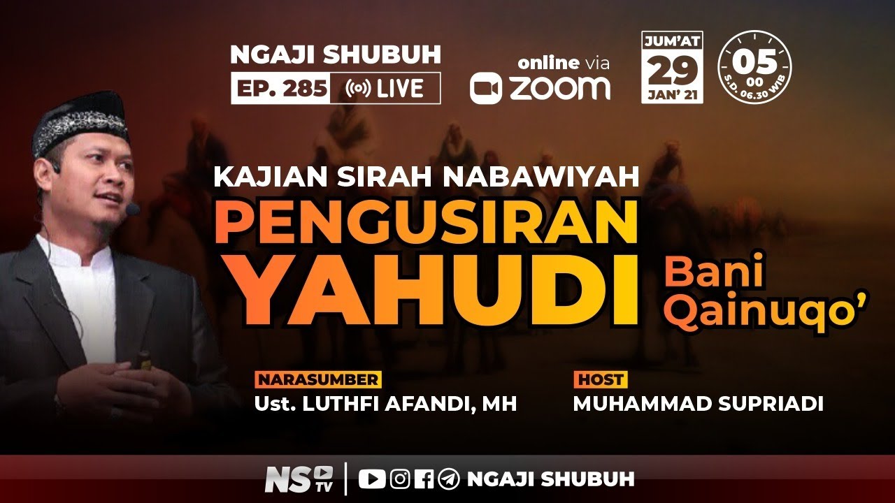 Kajian Sirah Nabawiyah : Pengusiran Yahudi Bani Qainuqo'