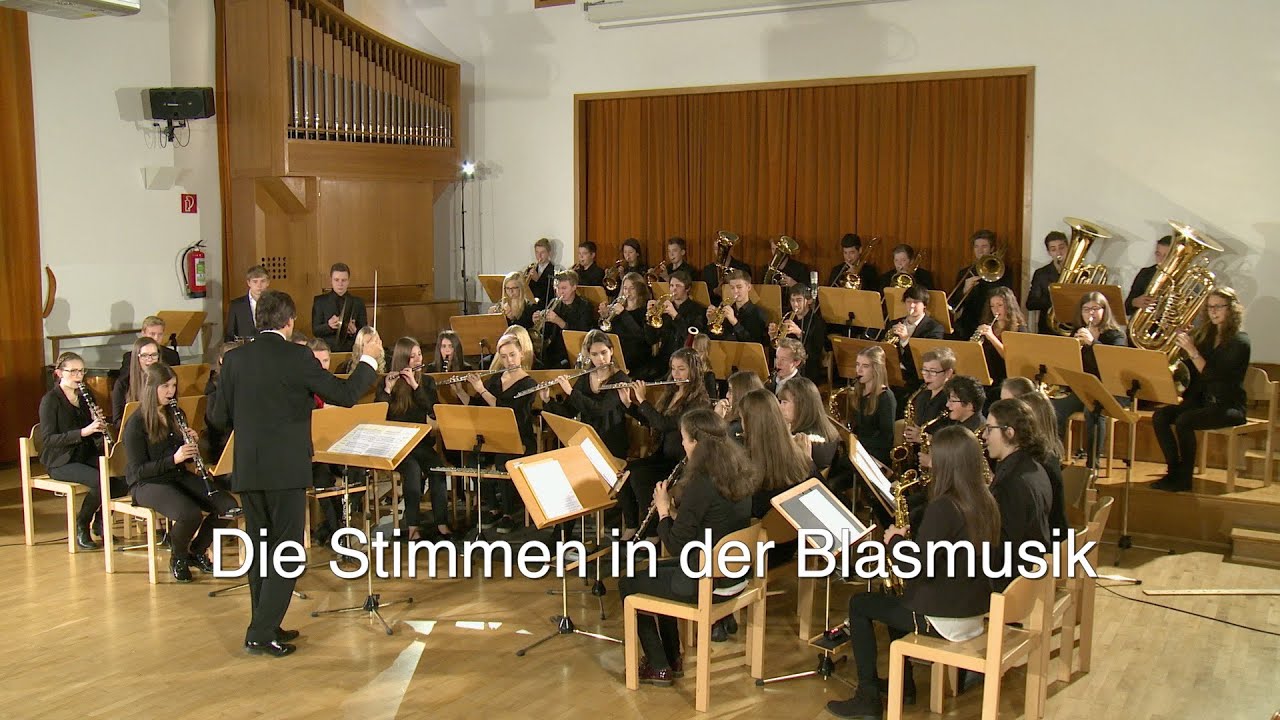 Die Stimmen in der traditionellen Blasmusik