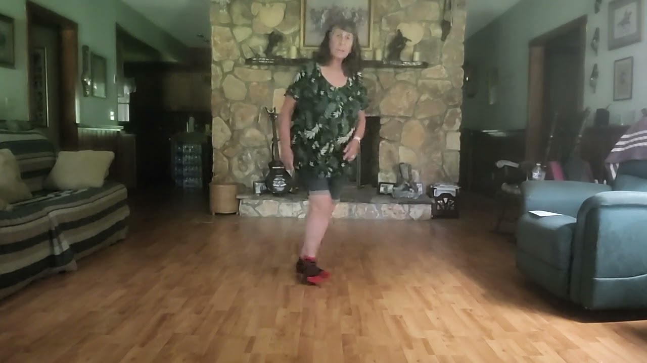 John Deere Blue - Line Dance Demo & TEACH