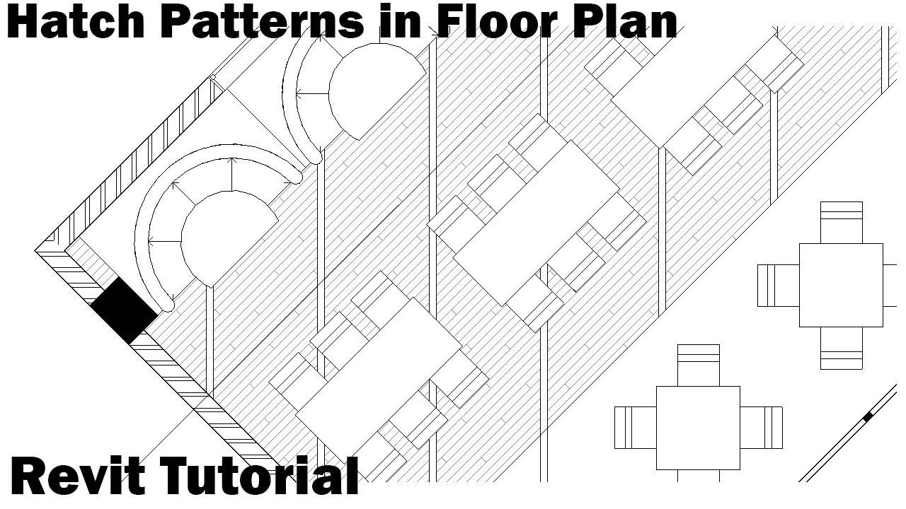 Учебное пособие по Revit — образец штриховки на плане этажа