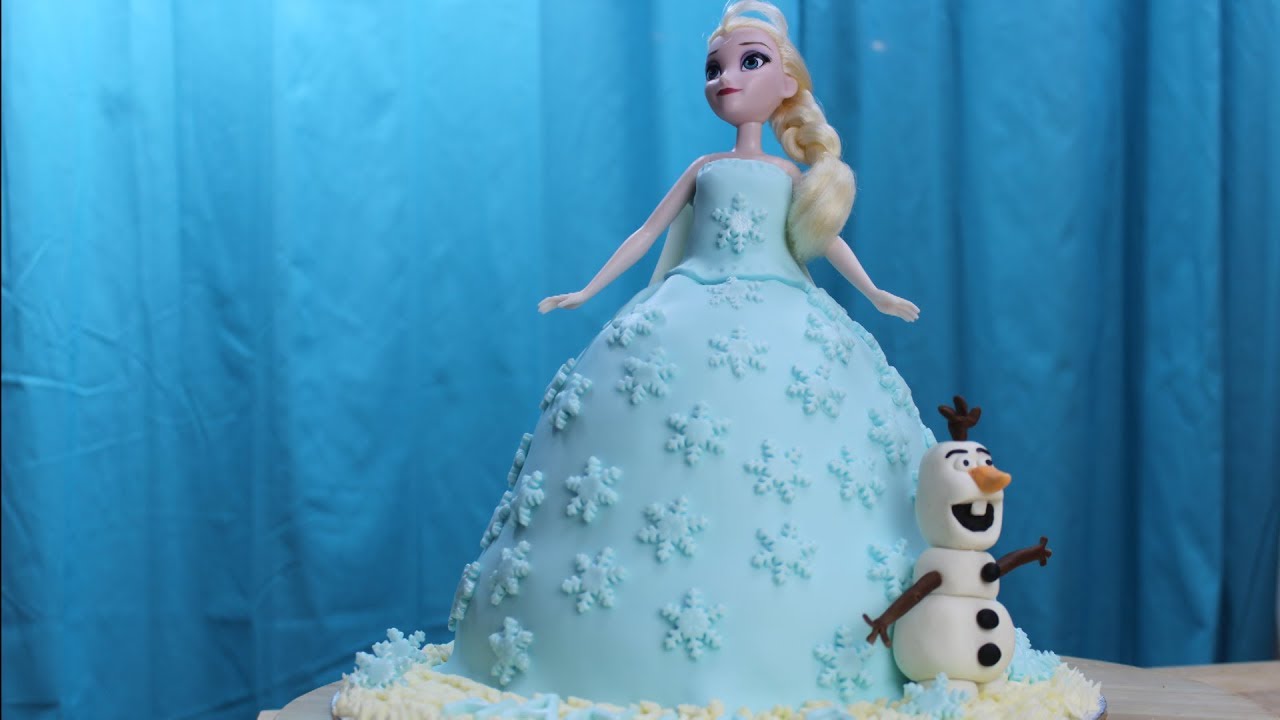 Frozen, Tort lalka Elsa z Olafem