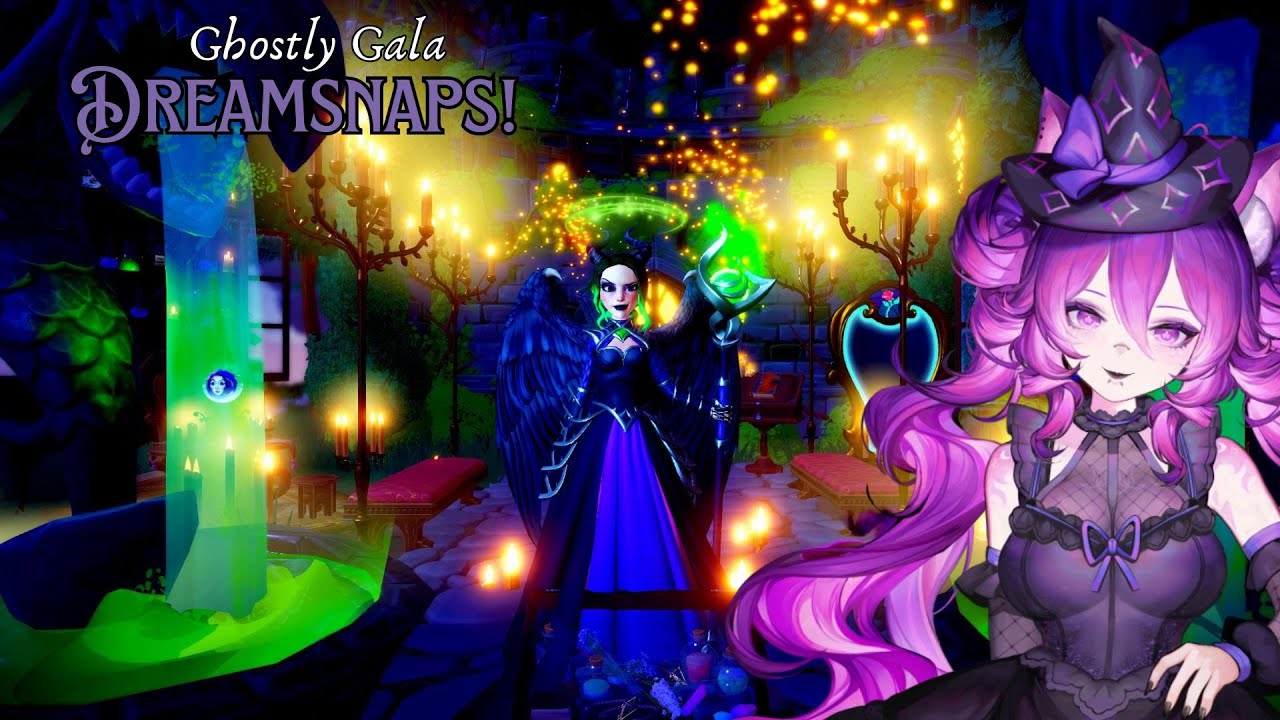 [Ghostly Gala Dreamsnaps] Inspiration and Process for Disney Dreamlight Dreamsnaps!