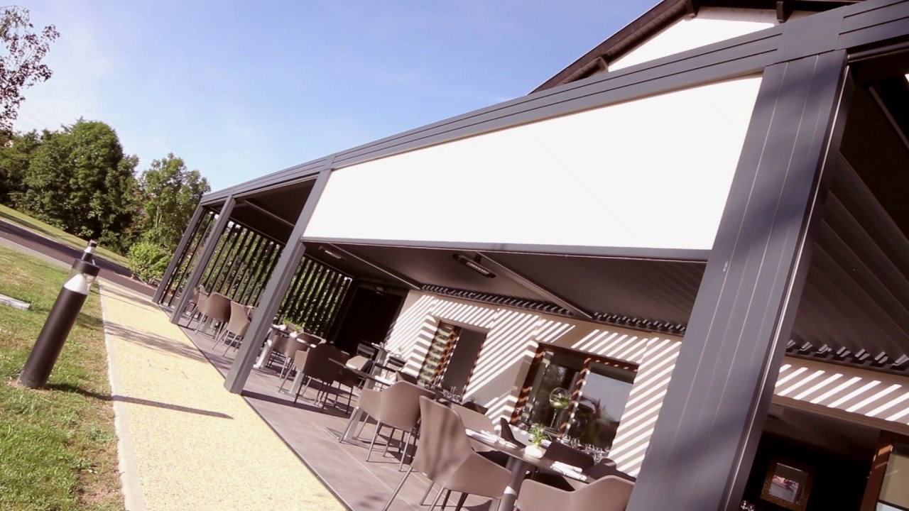 Vidéo de la pergola bioclimatique installée par JFL Stores Bordeaux