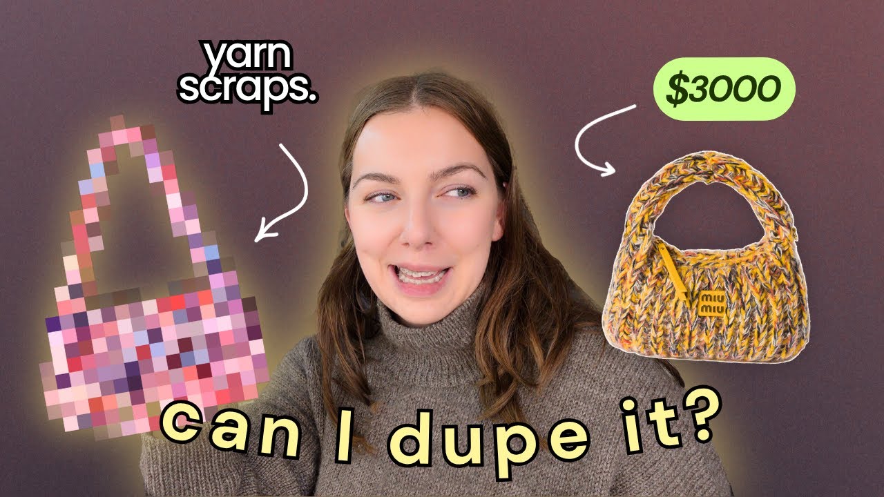 Can I DUPE a designer bag with $0? (Miu Miu edition)