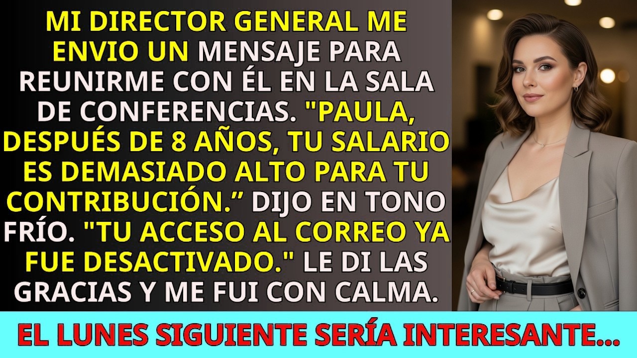 ' El Gerente General Me Despidió Tras 8 Años Por “Ganar Demasiado”  El Lunes Siguiente Fue Épico… '
