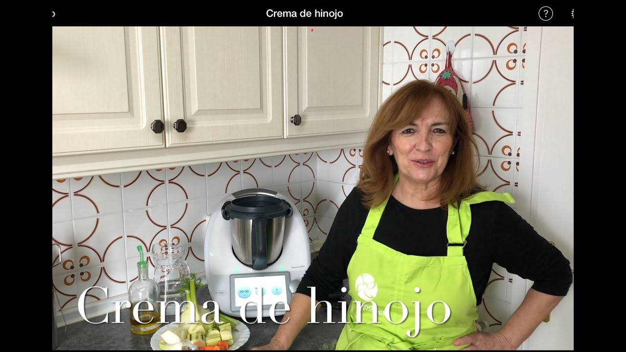 Crema de hinojo con Thermomix- Receta de Justa Molina