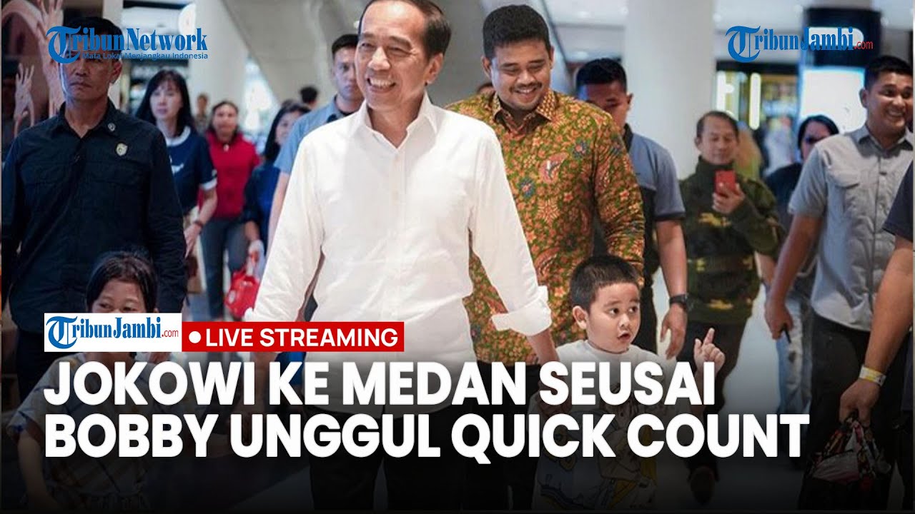 🔴Bobby Unggul Quick Count Pilkada Sumut 2024, Jokowi-Iriana ke Medan Temui Menantu hingga Cucu