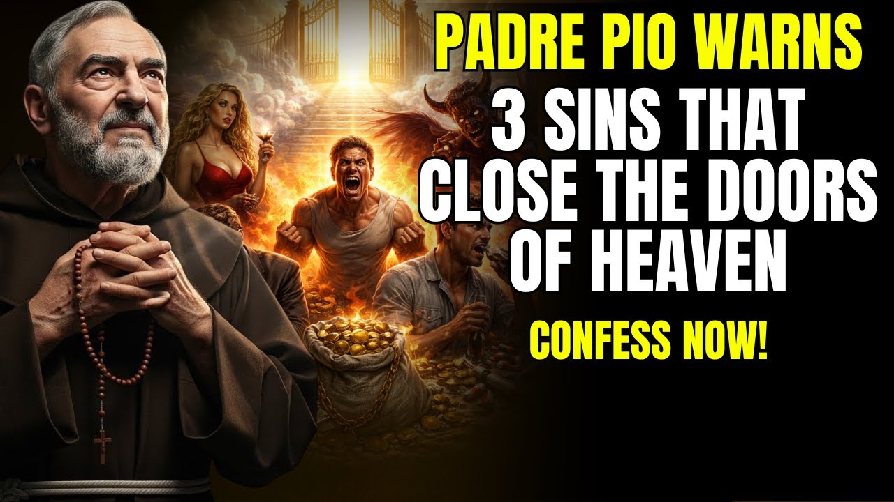 Padre Pio warns: 3 sins that can close the doors of Heaven – Confess before it’s too late!