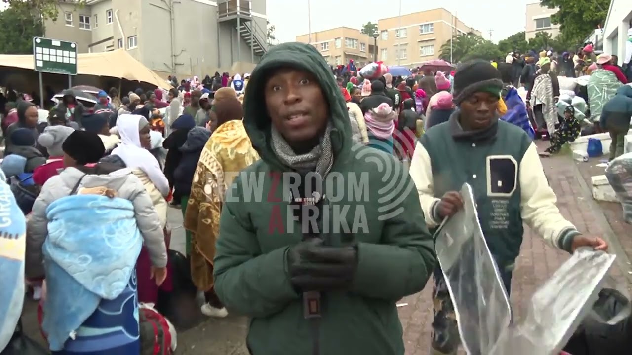Zimbabweans nationals camp outside consulate in Cape Town