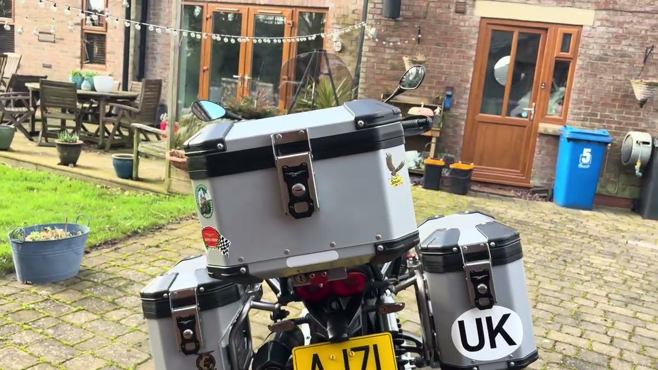 V85TT with Luggage