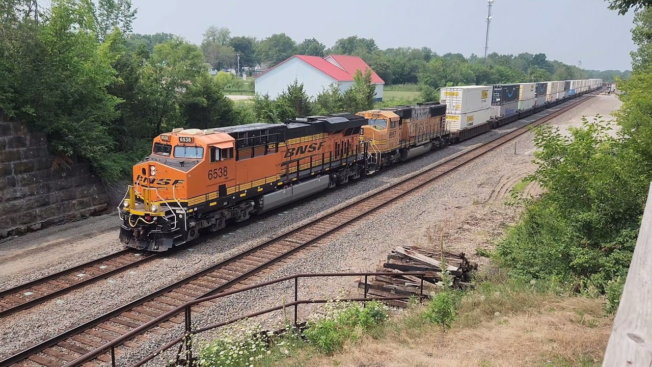 Sunrise to Sunset on the busy BNSF Marceline Sub!