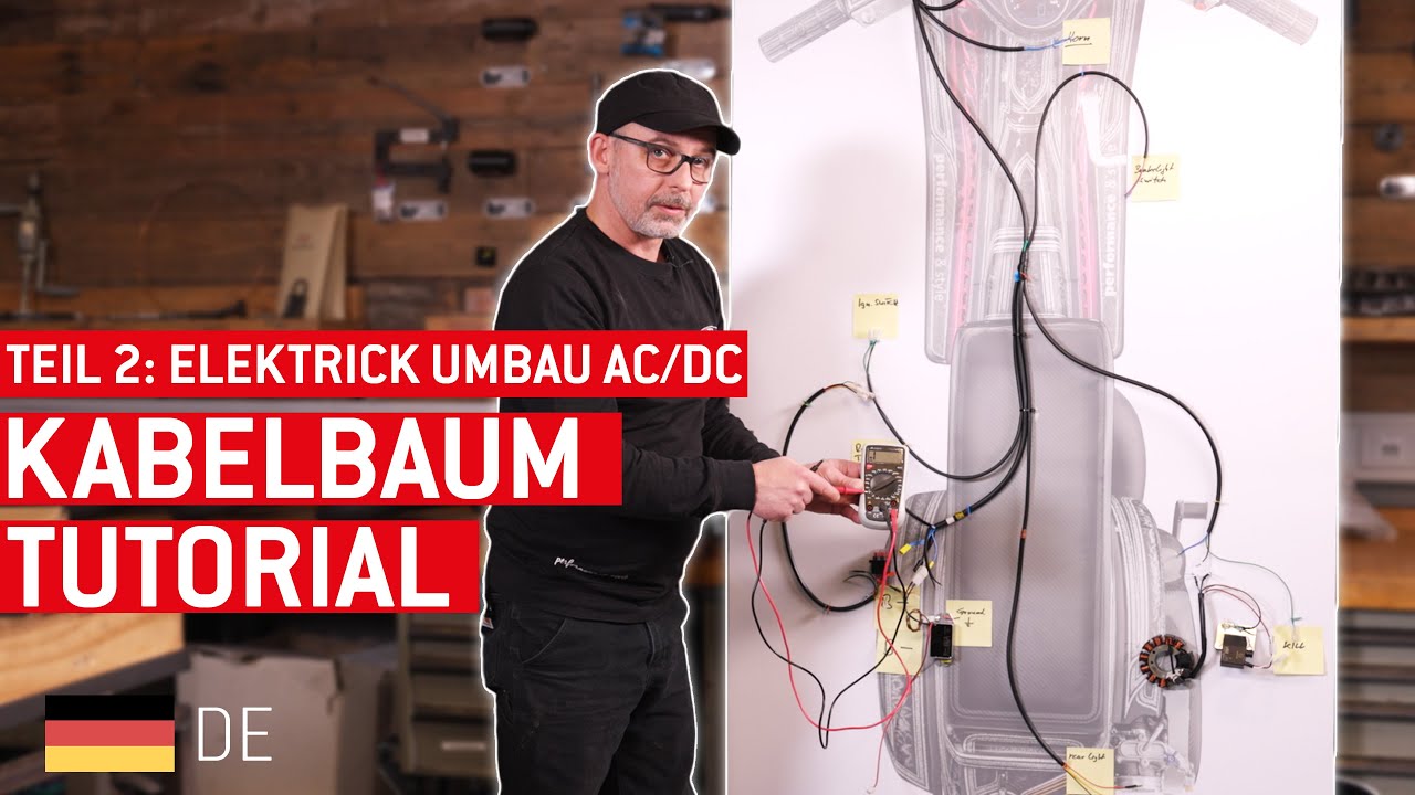 Kabelbaum Umbau von AC auf DC SIP Tutorial Folge 2 🛵🔧 {deutsch}