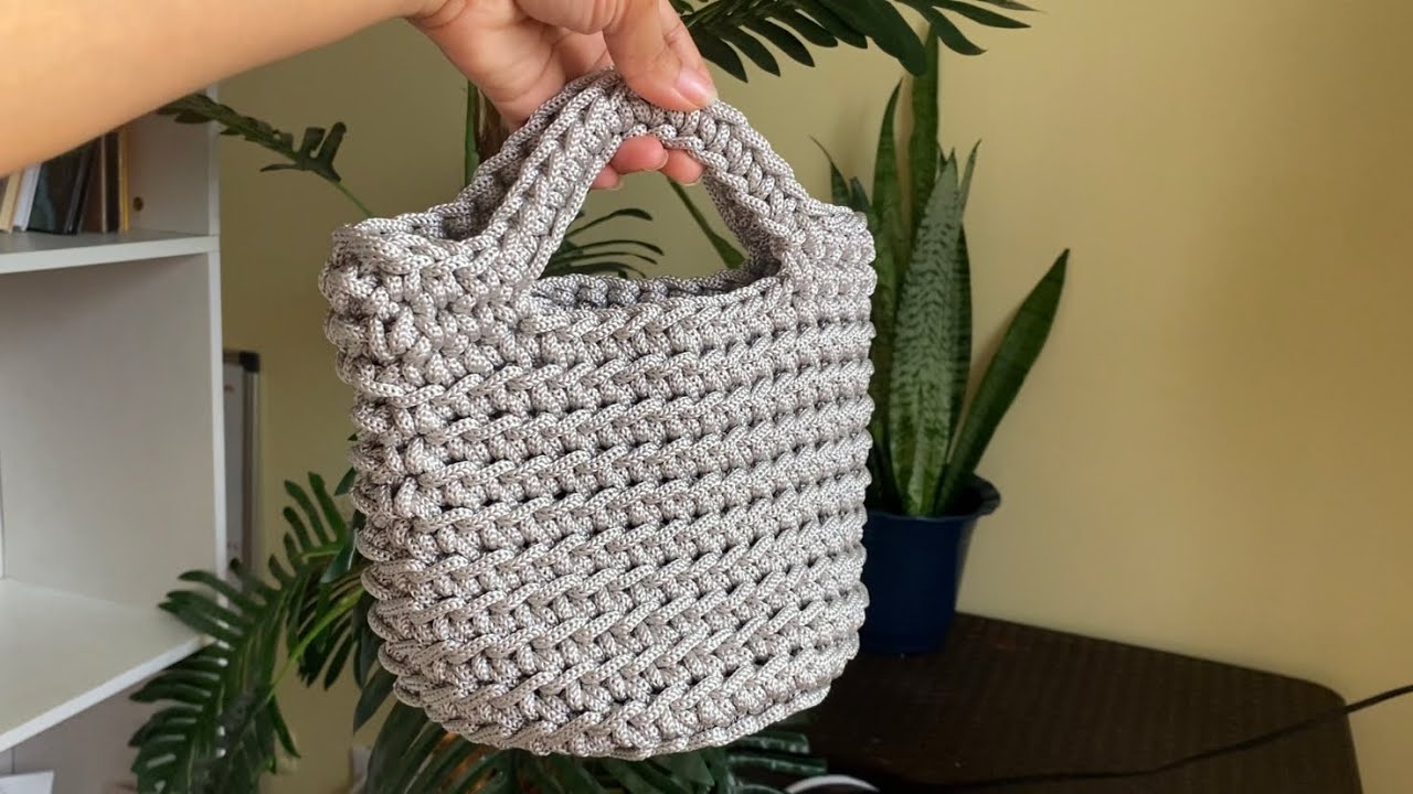 GANCHILLO TUTORIAL DE BOLSOS CROCHET PASO A PASO