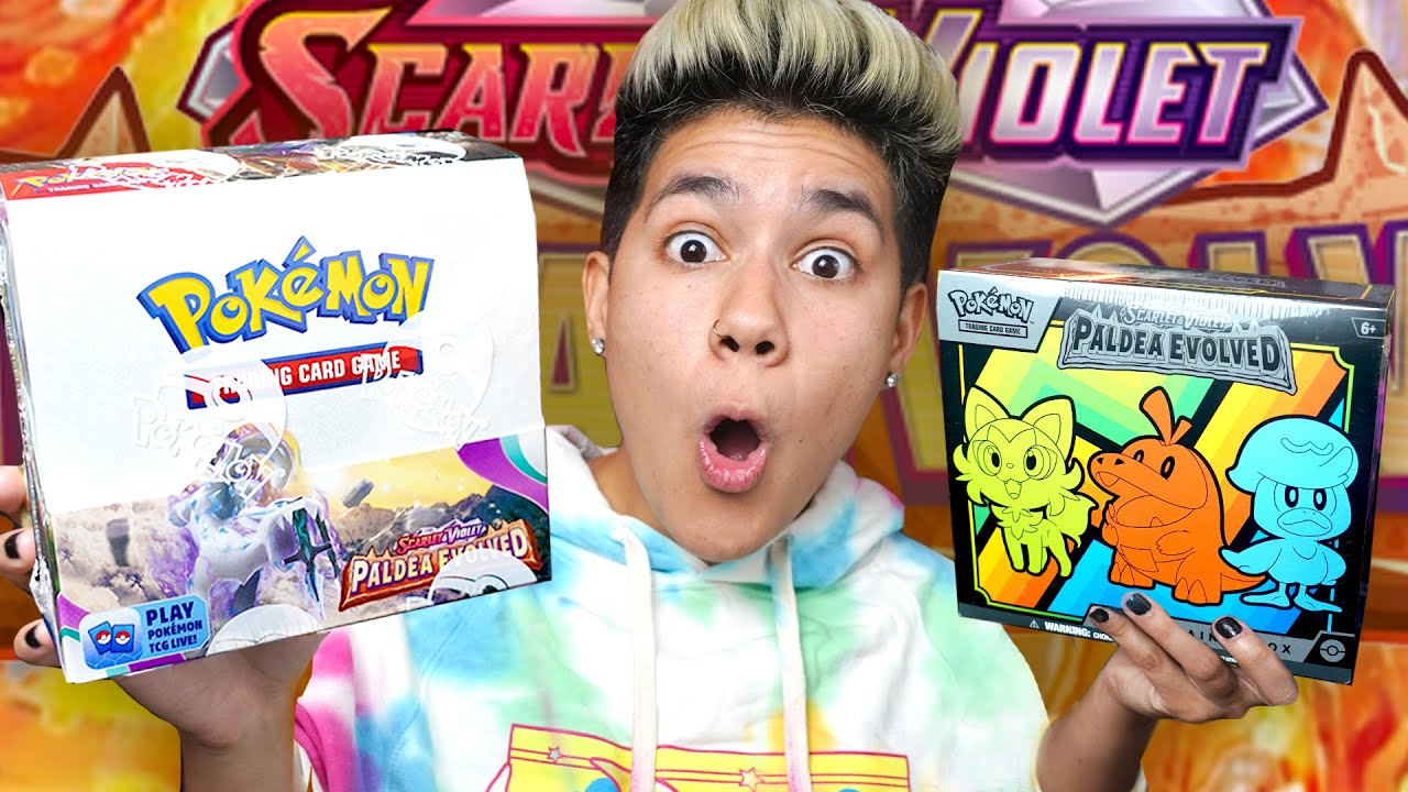 GOLD PULL!! *NEW* Pokémon Paldea Evolved Unboxing!