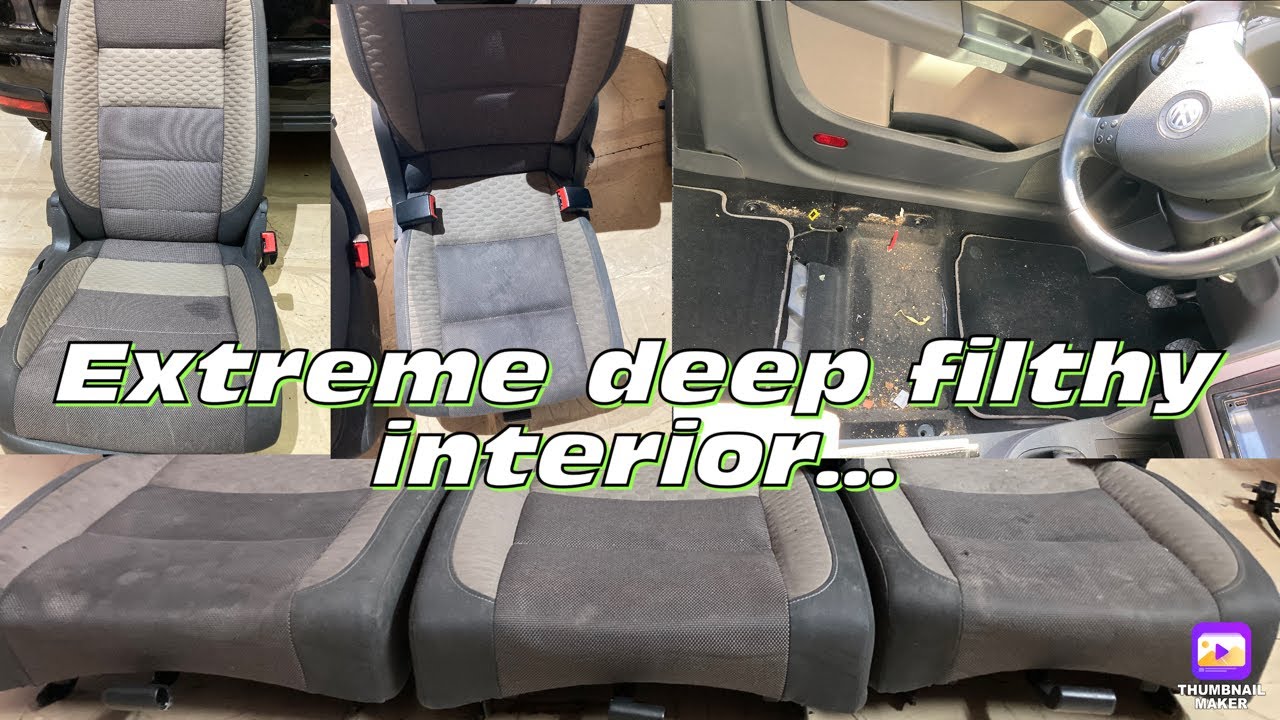 Detailing This Muddly Filthy Interior|This VW Touran Interior Is Very Bad|#garwash