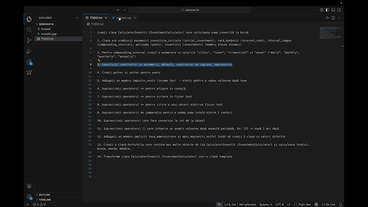Curs Programare Orientata Obiect (OOP) C++ ASE Cibernetică 2026